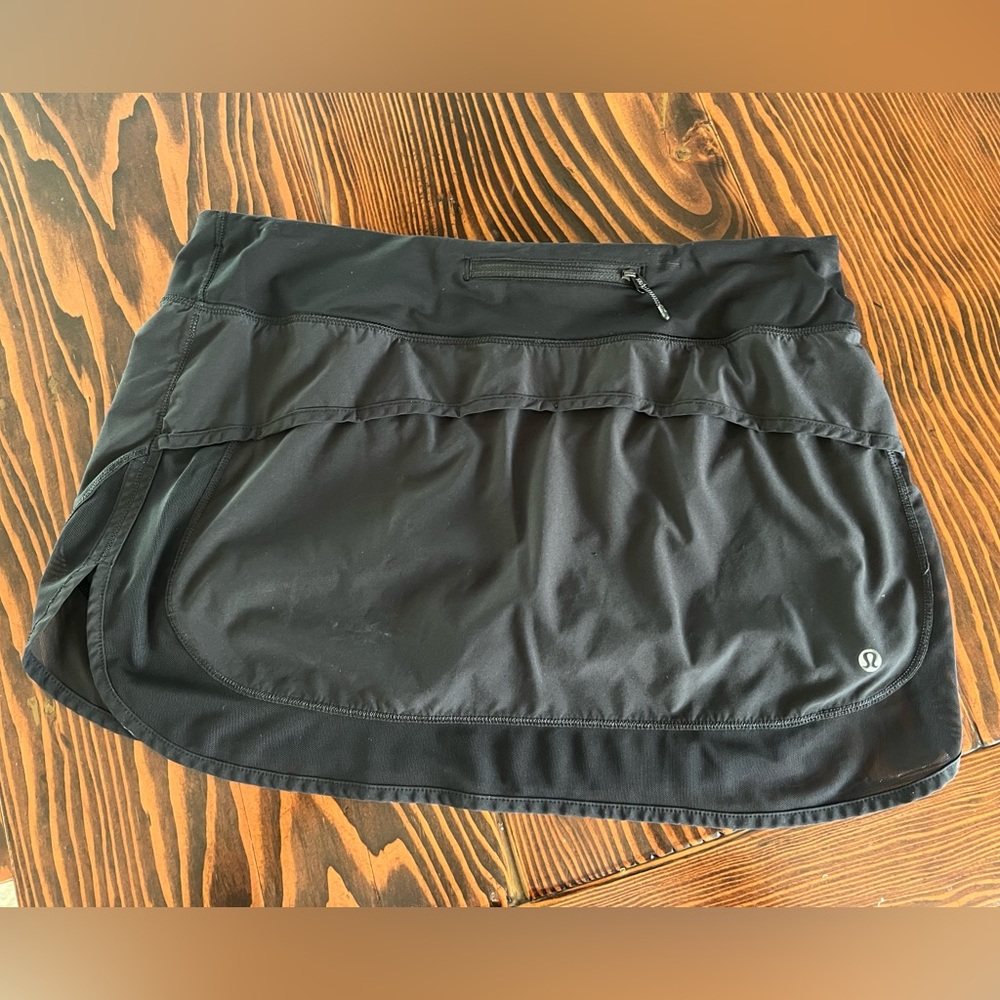 Lululemon Black Tennis Skirt